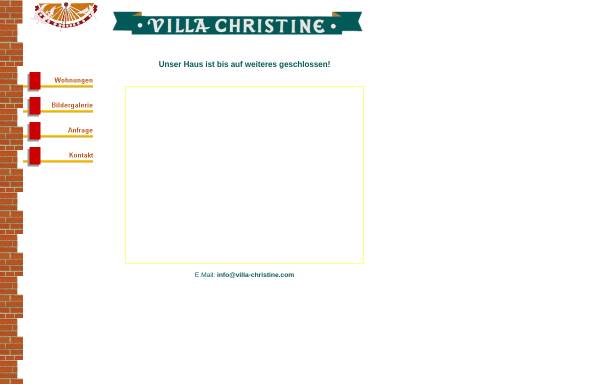 Vorschau von www.villa-christine.com, Villa Christine