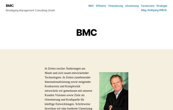 Vorschau von bmc.at, BMC Beteiligung Management Consulting GmbH