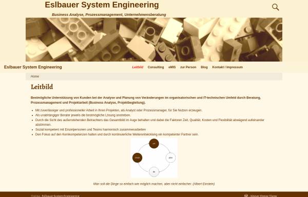 Vorschau von www.eslbauer.com, Eslbauer System Engineering, Inh. Mag. Johann Eslbauer