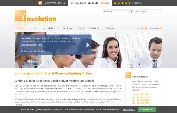 Vorschau von www.insolution.at, Insolution Ltd.