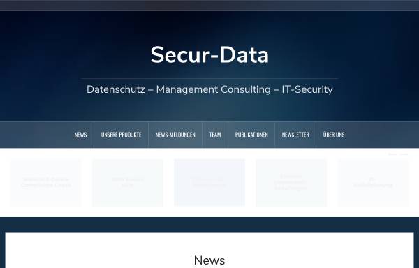 Vorschau von www.secur-data.at, Secur-Data GmbH