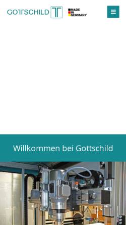 Vorschau der mobilen Webseite www.gottschild.de, Gottschild GmbH