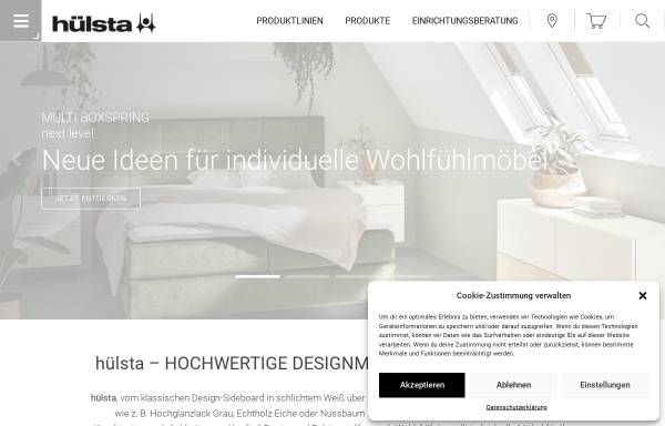 Vorschau von www.huelsta.com, Hülsta-Werke Hüls GmbH & Co. KG