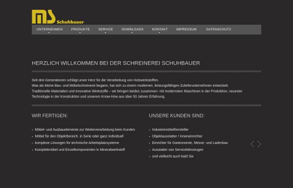 Vorschau von www.schuhbauer-gmbh.de, Schuhbauer GmbH