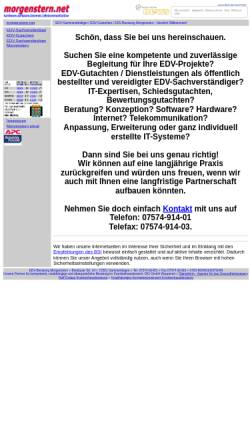 Vorschau der mobilen Webseite mstar.de, Dipl.-Inf. Morgenstern, EDV-Sachverständiger