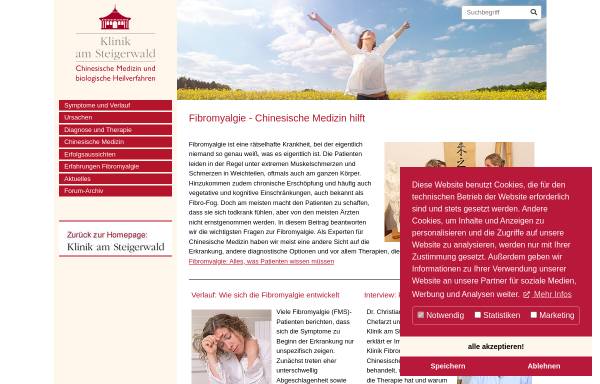 Vorschau von www.fibromyalgie-tcm.de, Fibromyalgie und TCM
