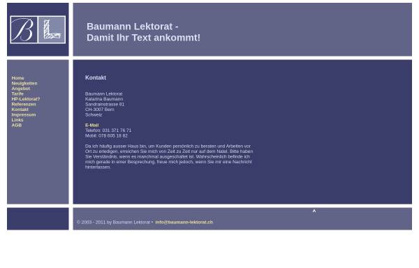 Baumann Lektorat