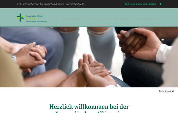 Vorschau von www.ead.de, Evangelische Allianz in Deutschland