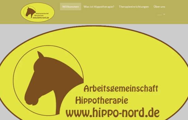 Vorschau von hippo-nord.de, Arbeitsgemeinschaft Hippotherapie
