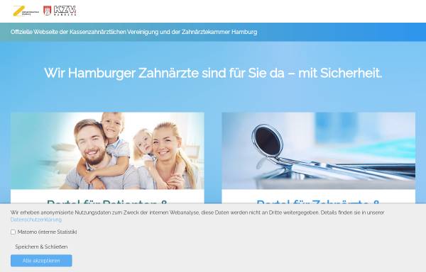 Vorschau von www.zahnaerzte-hh.de, Hamburger Zahnärzte
