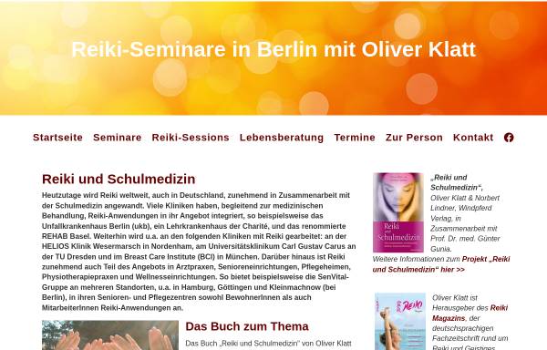 Vorschau von www.reiki-und-schulmedizin.de, Reiki und Schulmedizin