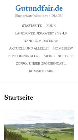 Vorschau der mobilen Webseite www.gutundfair.de, Keijmel, Aart