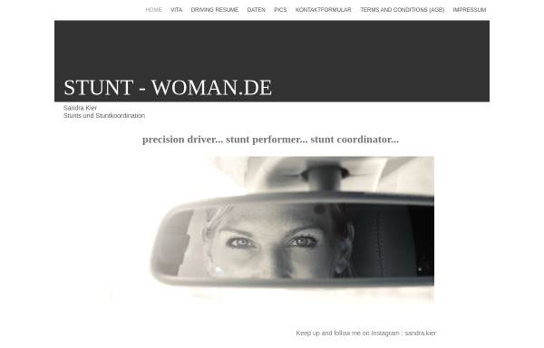 Vorschau von www.stunt-woman.de, Kier, Sandra