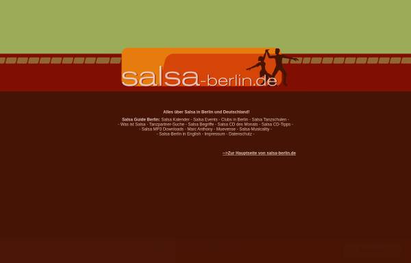 Vorschau von www.salsa-berlin.de, Salsa in Berlin