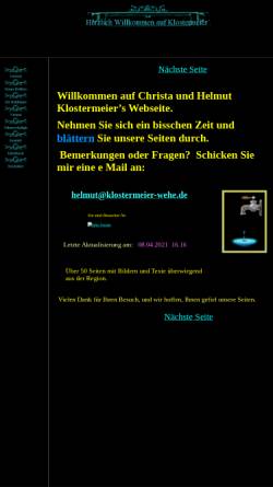 Vorschau der mobilen Webseite www.klostermeier-wehe.de, Klostermeier, Helmut