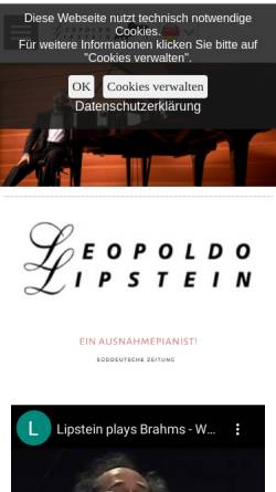 Vorschau der mobilen Webseite www.lipstein.de, Lipstein, Leopoldo