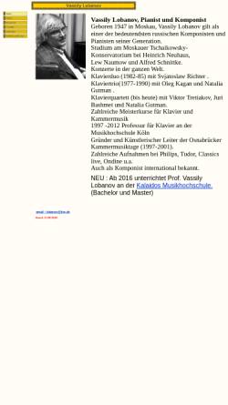 Vorschau der mobilen Webseite www.lobanov.de, Lobanov, Vassily