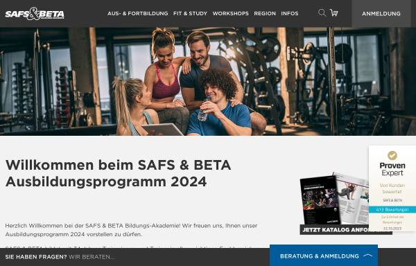 Vorschau von www.safs-beta.de, Safs & Beta GmbH & Co. KG