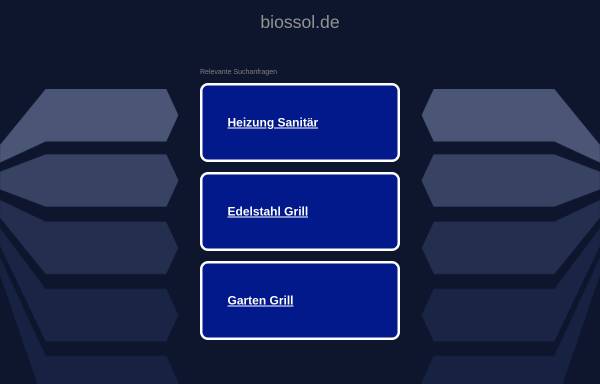 Vorschau von www.biossol.de, Biossol