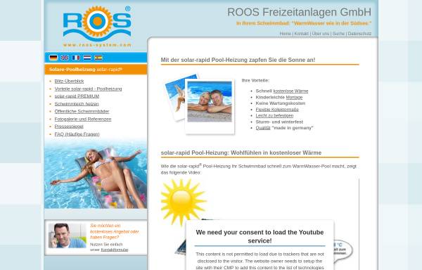 Vorschau von www.roos-system.com, Roos Freizeitanlagen GmbH