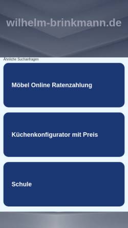 Vorschau der mobilen Webseite www.wilhelm-brinkmann.de, Wilhelm Brinkmann GmbH & Co. KG
