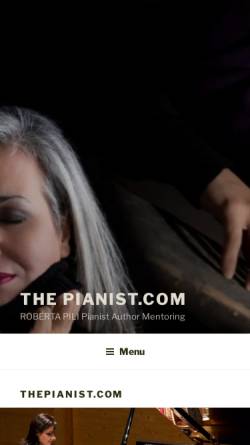 Vorschau der mobilen Webseite www.thepianist.com, Pili, Roberta