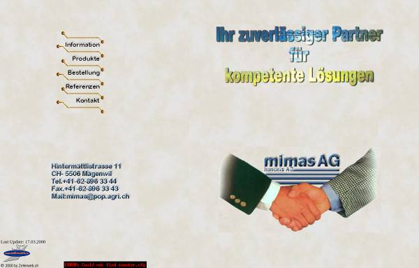Vorschau von www.mimas.ch, Mimas AG
