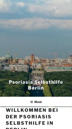 Vorschau der mobilen Webseite www.psoriasis-forum-berlin.de, Psoriasis Forum Berlin e.V.