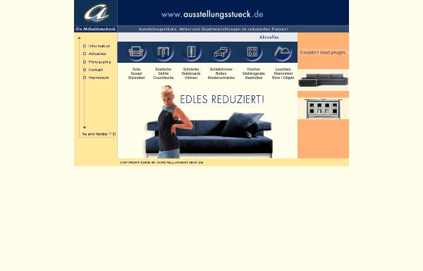 Vorschau von www.ausstellungsstueck.de, Ausstellungsstück