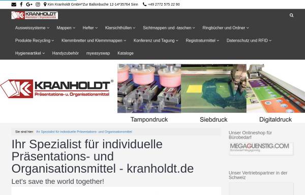 Vorschau von www.kranholdt.de, Kim Kranholdt GmbH