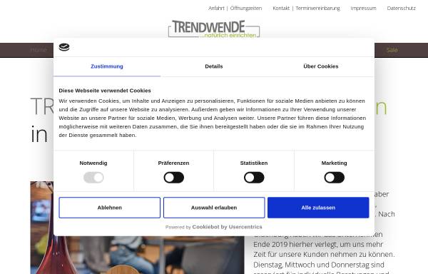 Vorschau von www.trendwende-einrichten.de, Trendwende GmbH
