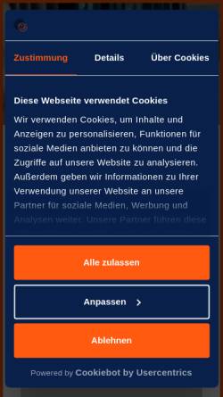 Vorschau der mobilen Webseite www.zuw.de, DSM Zeit und Werbung GmbH