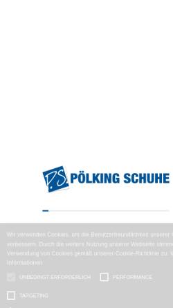 Vorschau der mobilen Webseite www.poelking-schuhe.de, J.H. Pölking GmbH & Co. KG