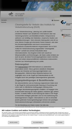 Vorschau der mobilen Webseite www.dlr.de, Clearingstelle für Verkehrsdaten und Verkehrsmodelle