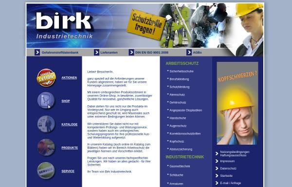 Vorschau von www.birk-it.de, Birk GmbH Technischer Großhandel