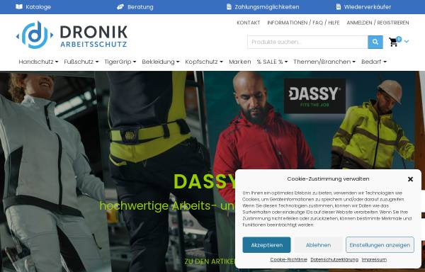 Vorschau von dronik.de, Dronik Arbeitsschutz GmbH