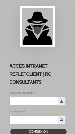 Vorschau der mobilen Webseite www.refletclient.com, RefletClient