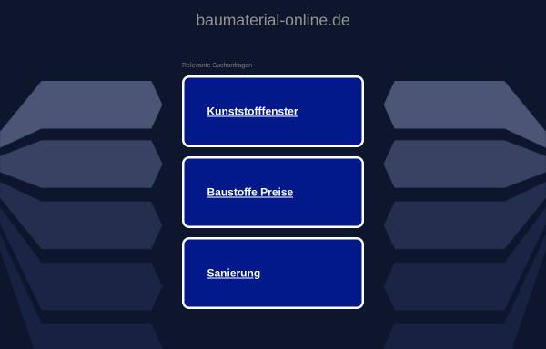 Vorschau von www.baumaterial-online.de, Kunzelmann-Baustoffe