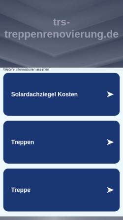 Vorschau der mobilen Webseite www.trs-treppenrenovierung.de, Stern Products