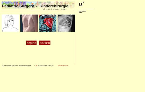 Vorschau von kco.unibe.ch, Leitsymptome in der Kinderchirurgie