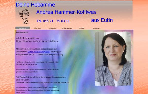 Vorschau von www.deinehebamme.de, Hammer, Andrea