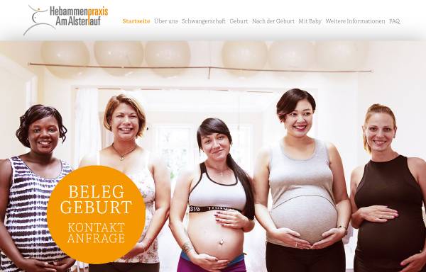 Vorschau von www.alsterhebammen.de, Hebammenpraxis Am Alsterlauf