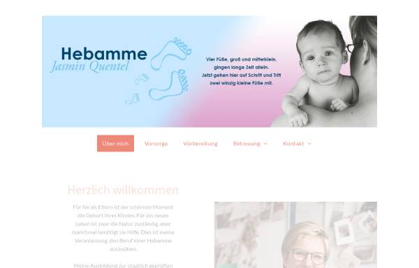 Vorschau von hebamme-baden-baden.info, Praxis für Mutter und Kind Jasmin Kleinhans