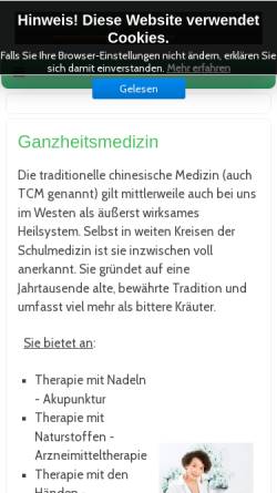 Vorschau der mobilen Webseite tcm-austria.com, TCM Austria