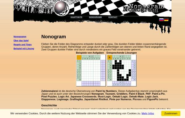 Vorschau von www.rozov.de, Nonogram