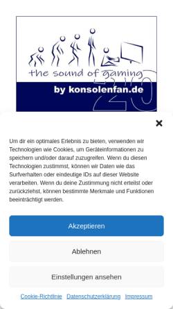 Vorschau der mobilen Webseite www.konsolenfan.de, Konsolenfan.de