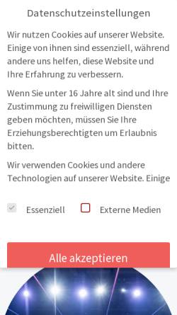 Vorschau der mobilen Webseite evaloschky.de, Eva Loschky