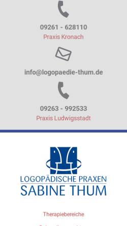 Logopädische Praxis Sabine Thum