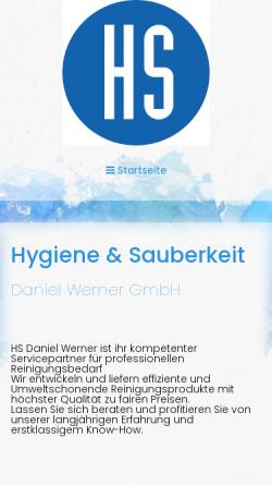 Vorschau der mobilen Webseite www.hswerner.de, Daniel Werner