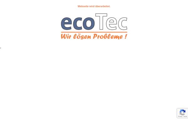 Vorschau von www.ecotec-chemie.de, EcoTec, Inh. Tobias Ain